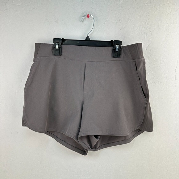 Athleta Shorts Womens Size 8 Purple Elastic Waist Stretch Workout Activewear - Picture 1 of 10